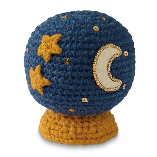 Cosmic the Celestial Ball Halloween Crochet Kit by Loops & Threads®